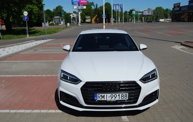 Audi A5 cena 145000 przebieg: 46477, rok produkcji 2017 z Mielec małe 79